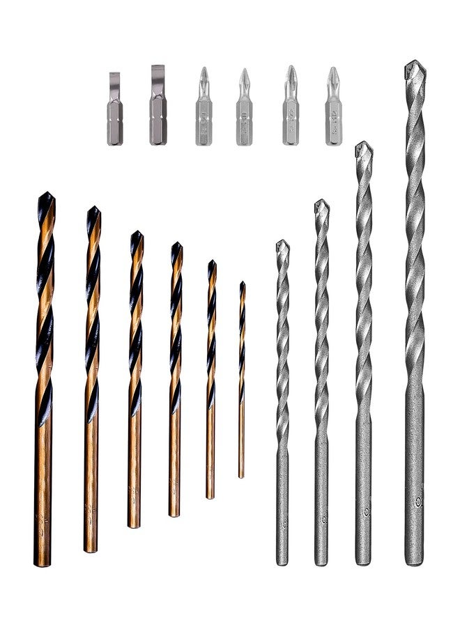 Ingco 16PCS Drill Bits Set & Screwdriver Bits Set (AKSDB9165) - Image 1